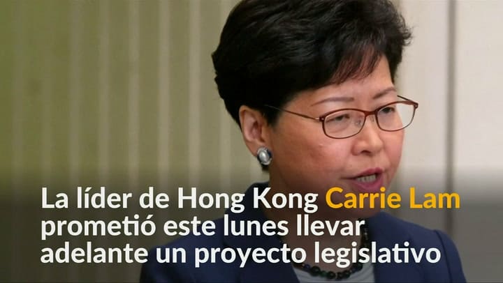 Hong Kong avanza con proyecto de extradiciones a China a pesar de las protestas - Fuente: Reuters