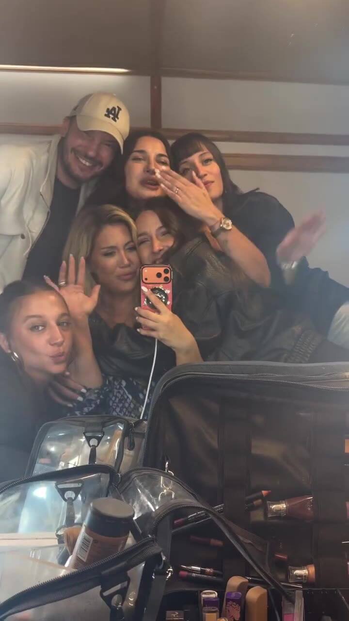 Wanda Nara mostró imágenes del final del rodaje de su película en Uruguay