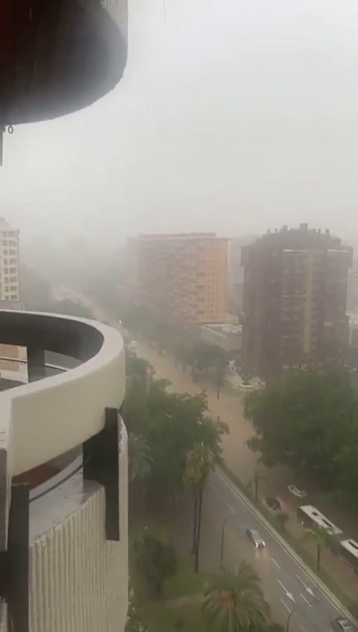 Inundaciones en Málaga