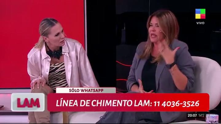 Nazarena Vélez se quebró en LAM y furiosa apuntó contra Fede Bal y Laurita Fernández