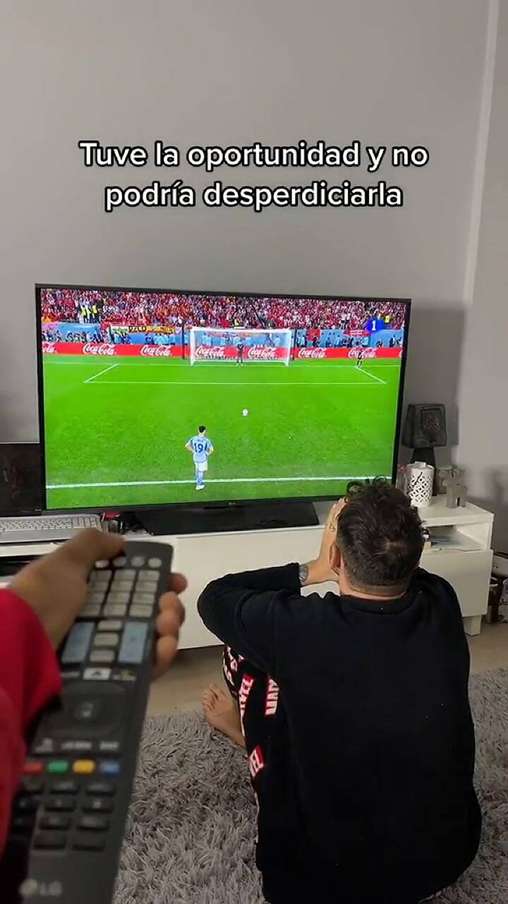 Sorprendió a su novio con una broma en un momento de gran tensión en el Mundial de Qatar