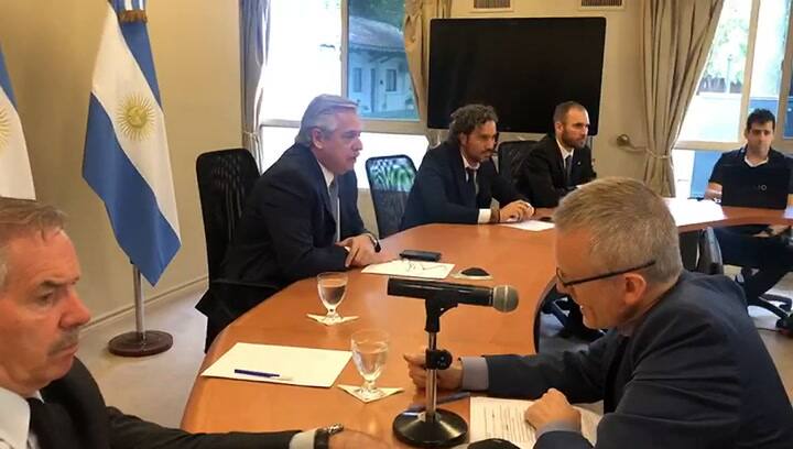 Alberto Fernández participó de una reunión del G-20 por videoconferencia