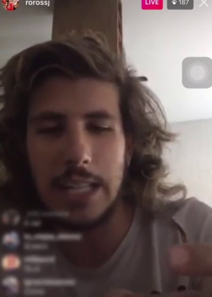 El polémico descargo del hijo de la fiscal acusado de abuso - Fuente: Instagram