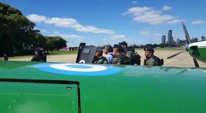 Trasladan a Milani desde La Rioja a Buenos Aires para ser sometido a estudios médicos - Fuente: Téla