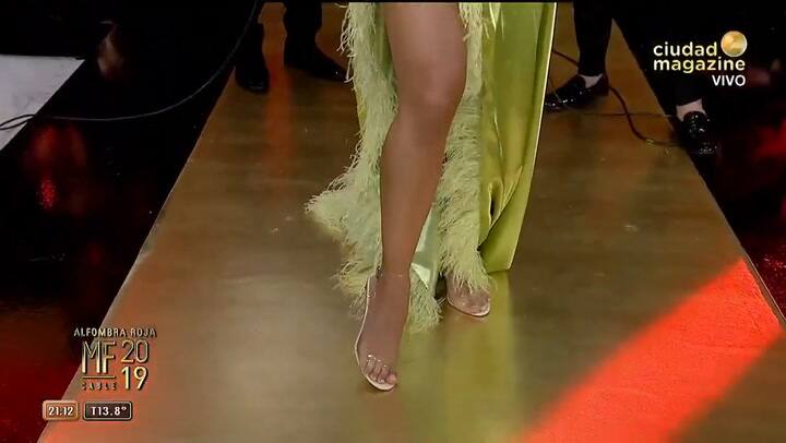 El percance de Sol Pérez con su vestido - Fuente: Ciudad Magazine