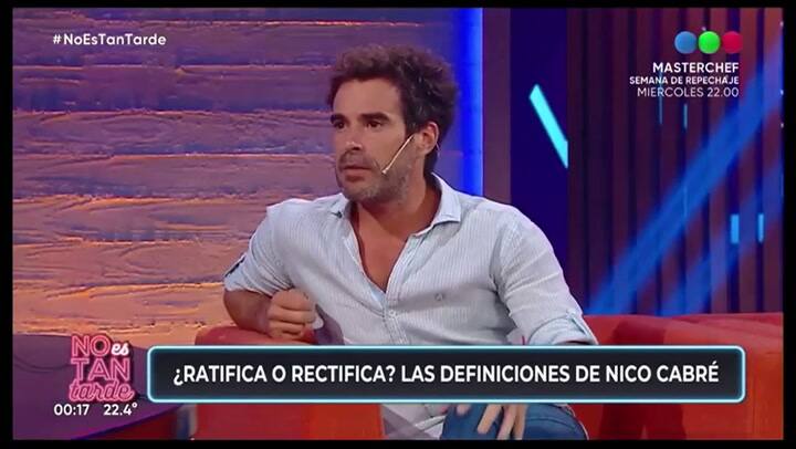 Nicolás Cabré hizo una íntima confesión a días de separarse de Laurita Fernández