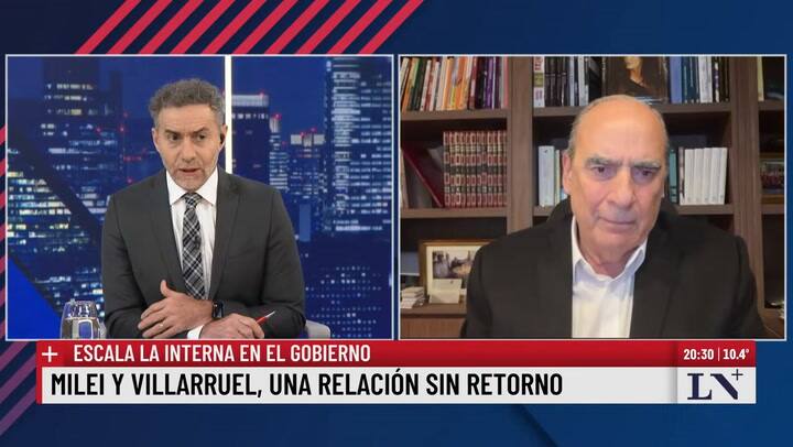 "Con Villarruel hubo una diferencia de criterios": Francos sobre la interna del Gobierno