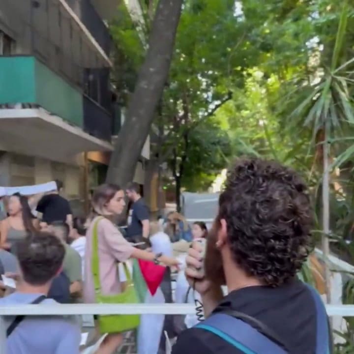 Tensión entre clientes. Una semana de polémica por un manifestante pro palestina en un bar de Palermo