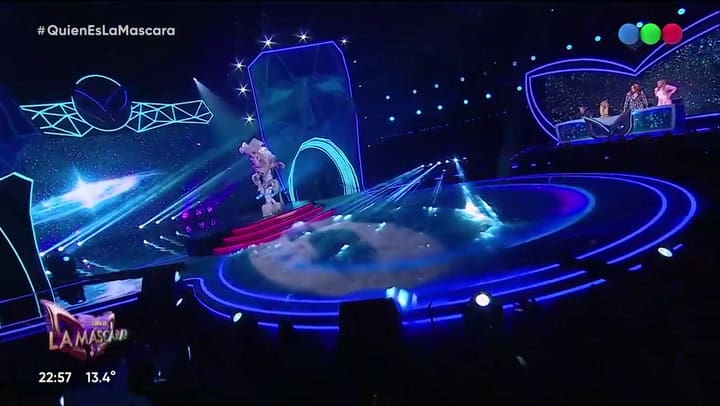 Presentación de Brillo que enloqueció a Lizy Tagliani en ¿Quién es la Máscara? (Telefe)