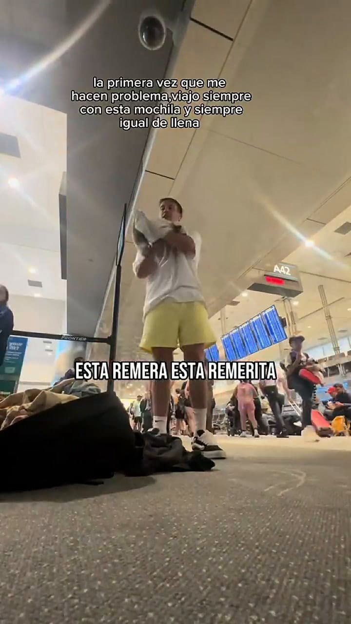 El influencer realizó un truco que lo volvió viral