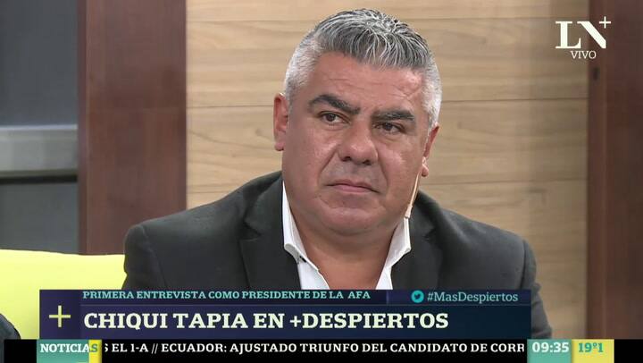 Chiqui Tapia en Más Despiertos