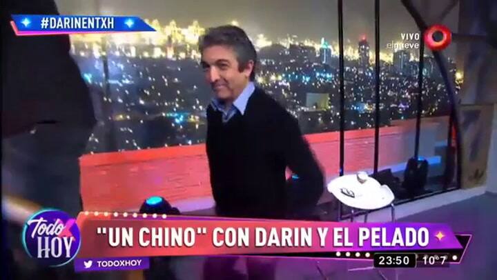 El Pelado López y Ricardo Darín juegan a 'un chino' - Fuente: Elnueve