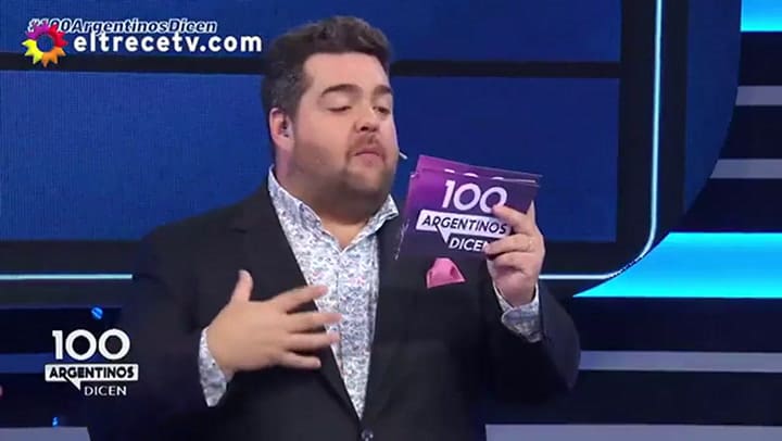 La extraña risa de un participante en '100 argertinos dicen'