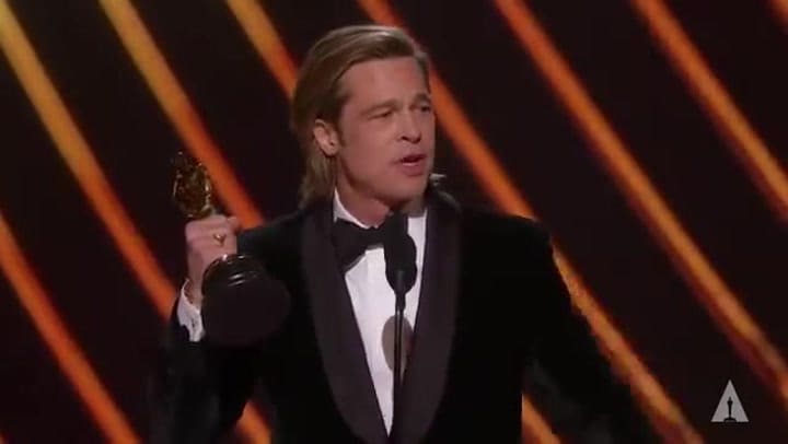 El Oscar a mejor actor de reparto de Brad Pitt