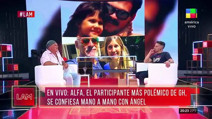 Alfa no aguantó el llanto y se quebró en vivo en LAM al hablar de su mamá: “Daba la vida por mí”