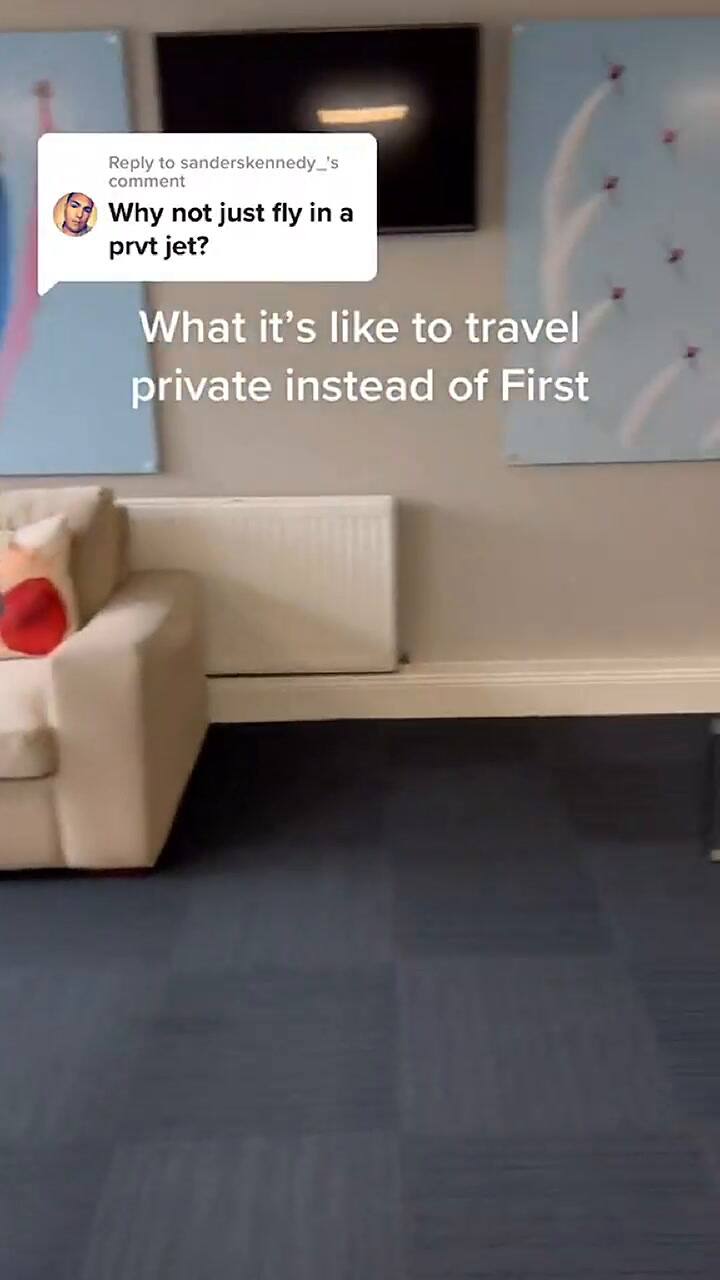 Una pareja con mucho dinero mostró cómo es viajar en un jet privado y fue repudiada