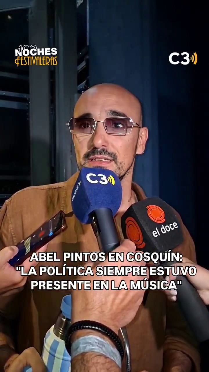 Abel Pintos opinó sobre la política en el festival de Cosquín