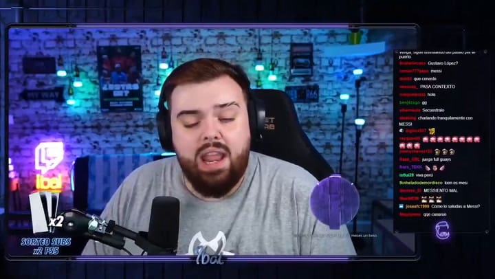 Ibai Llanos reveló cómo fue la cena en la casa de Messi