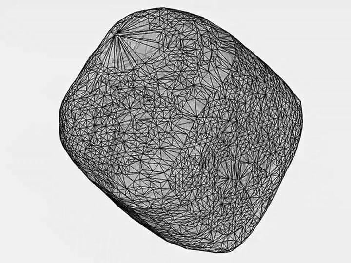 Modelo matemático del excremento de un wombat - Crédito: Science Mag