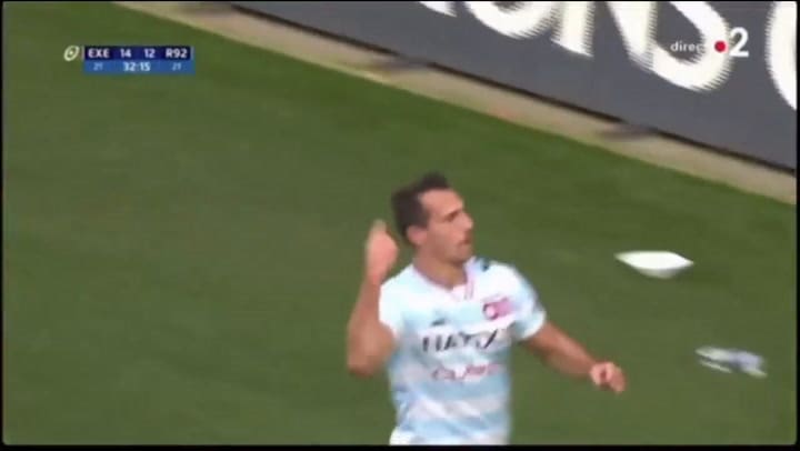 El try de Imhoff en la final de la Champions Cup