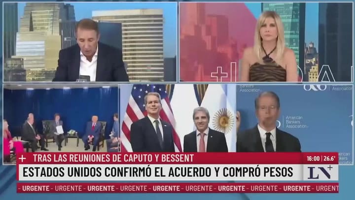 El Tesoro de Estados Unidos confirmó el swap por US$20.000 millones