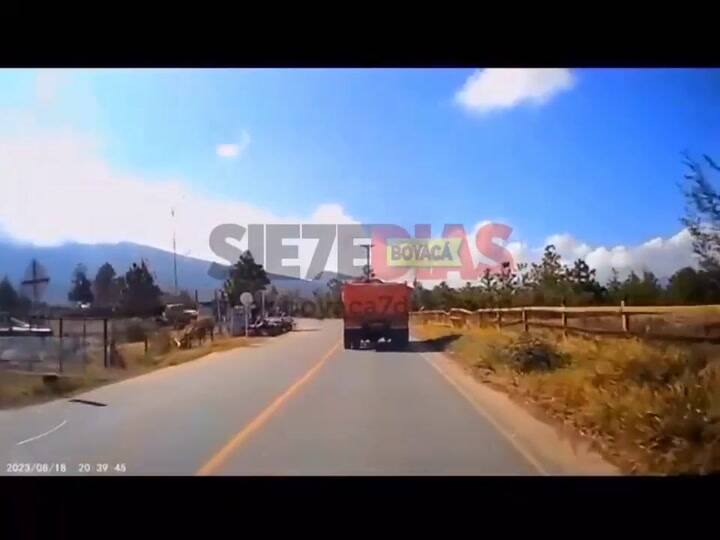 Así fue el choque en Colombia