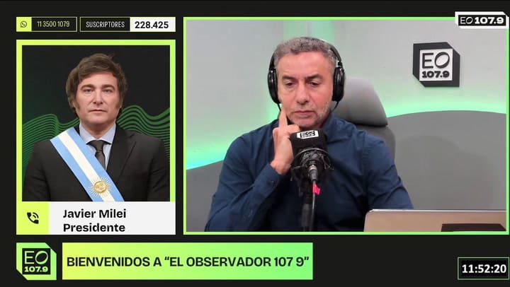 Javier Milei, contra los Macri