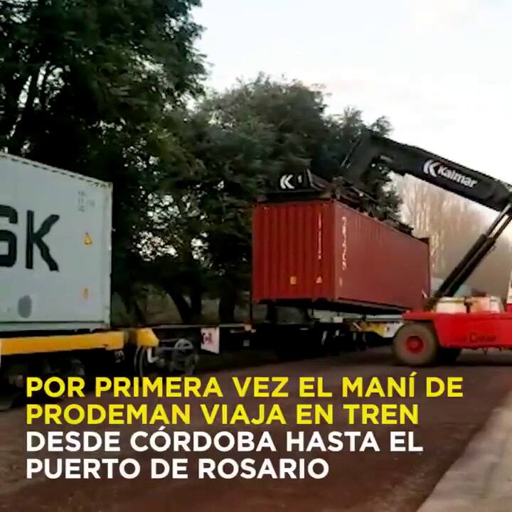 La empresa de maní que logró cargar producto en origen - Fuente: Twitter