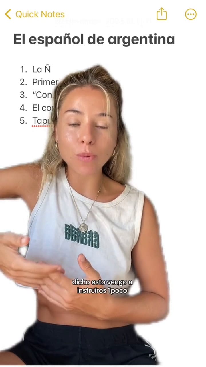 Una española contó qué le llama la atención de cómo hablan los argentinos