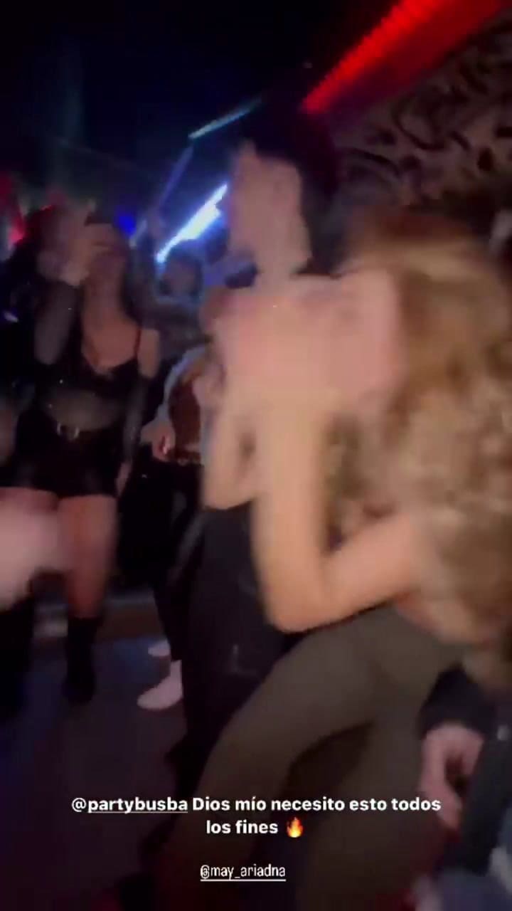 El festejo de cumpleaños de Flor Vigna