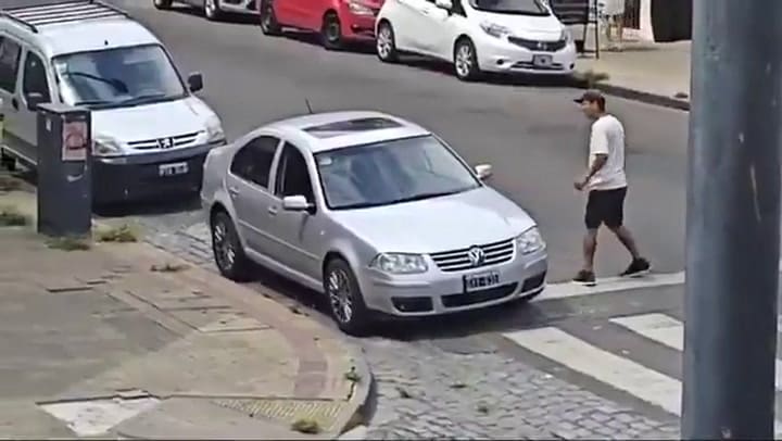 Pelea de tránsito en La Plata