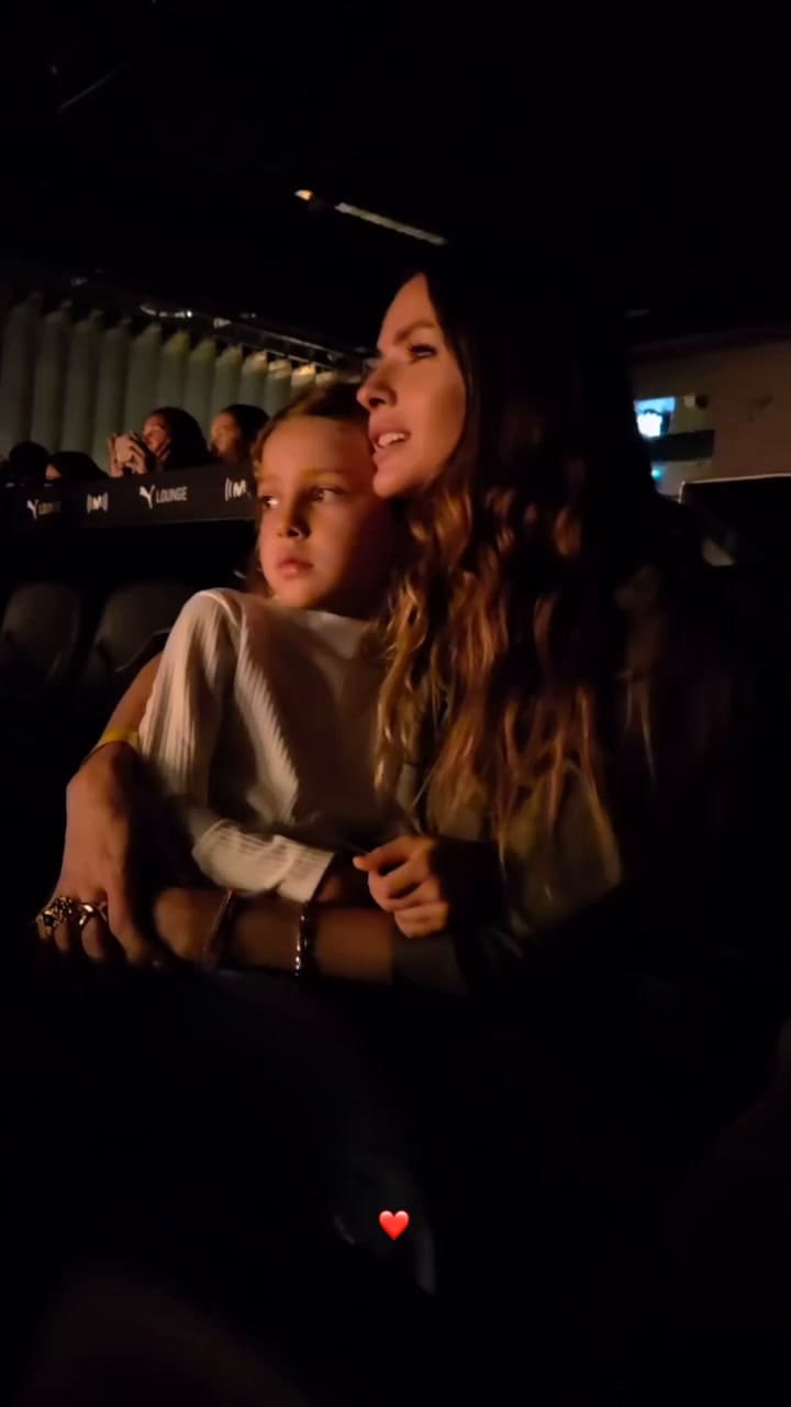 La China Suárez llevó a Magnolia a ver a Camilo