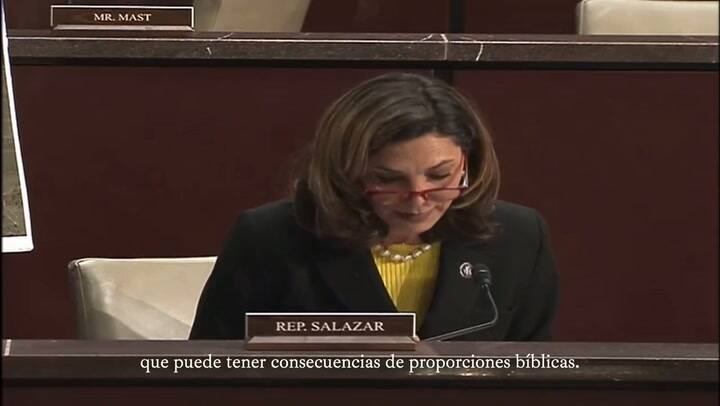 El discurso de María Elvira Salazar en el que denunció vínculos entre la Argentina y China