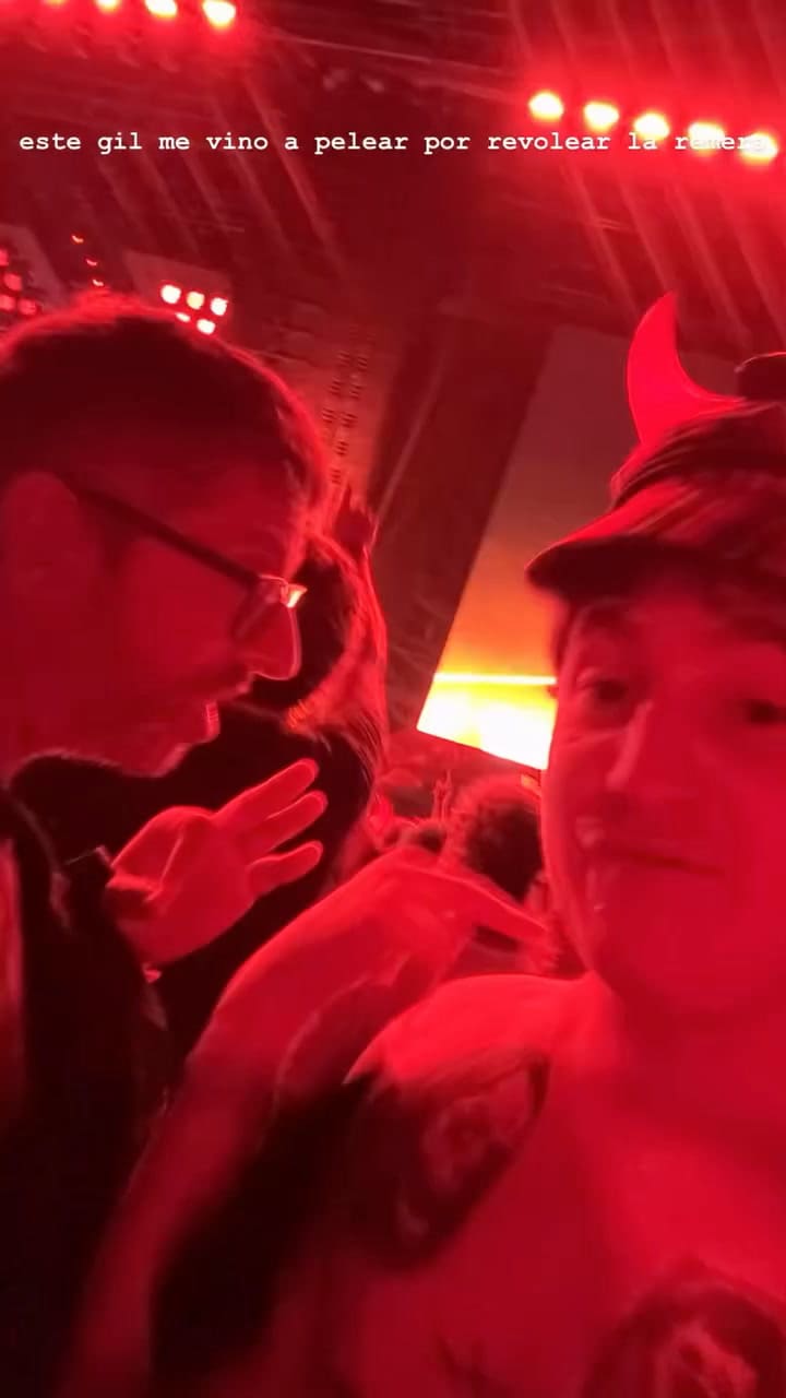 Dillom se peleó en pleno show de ACDC