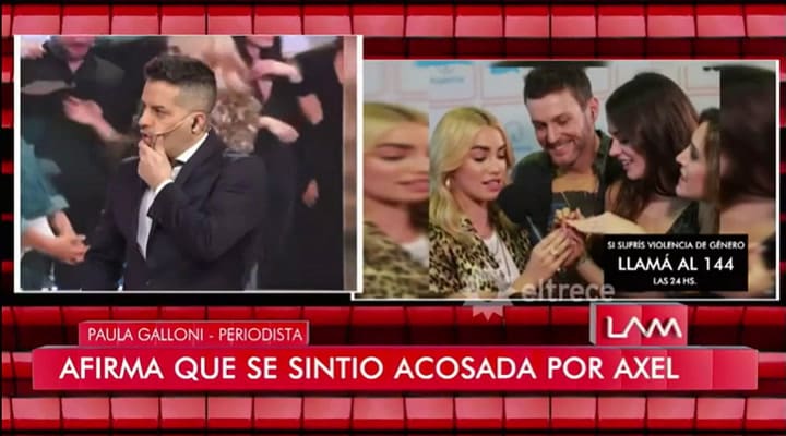 Cinthia Fernández contó una “rara” situación que vivió con Axel - Fuente: eltrece