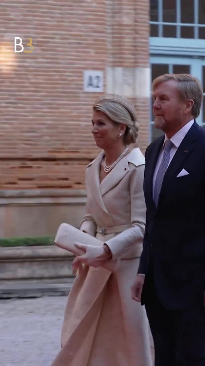 La reina Máxima y el rey Guillermo Alejandro en Francia