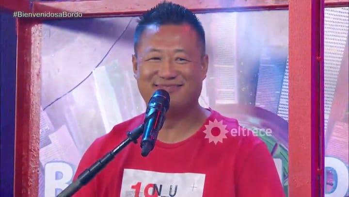 El Chino cordobés fue a cantar a Bienvenidos a Bordo