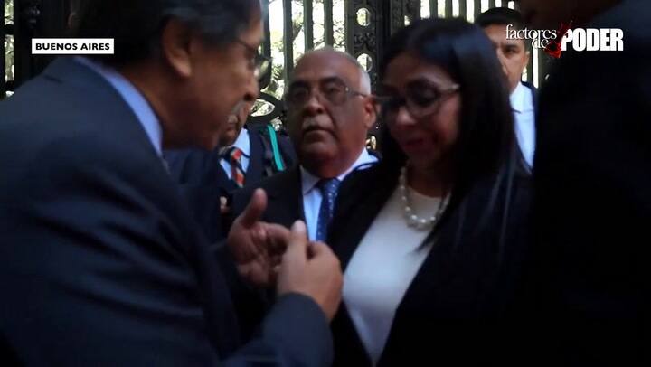 La canciller venezolana en la reunión del Mercosur