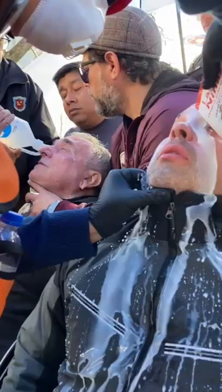 Dos sindicalistas fueron gaseados en las inmediaciones del Congreso