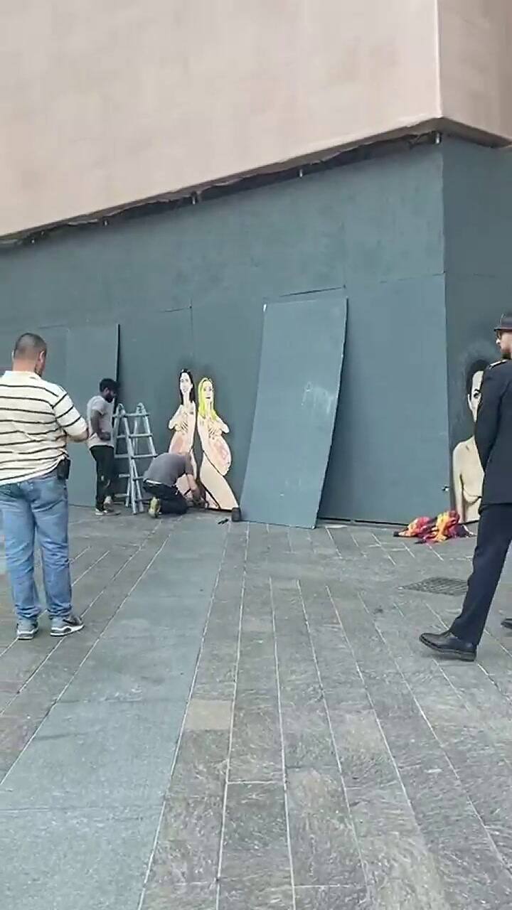 Las acciones del artista italiano Alexandro Palombo