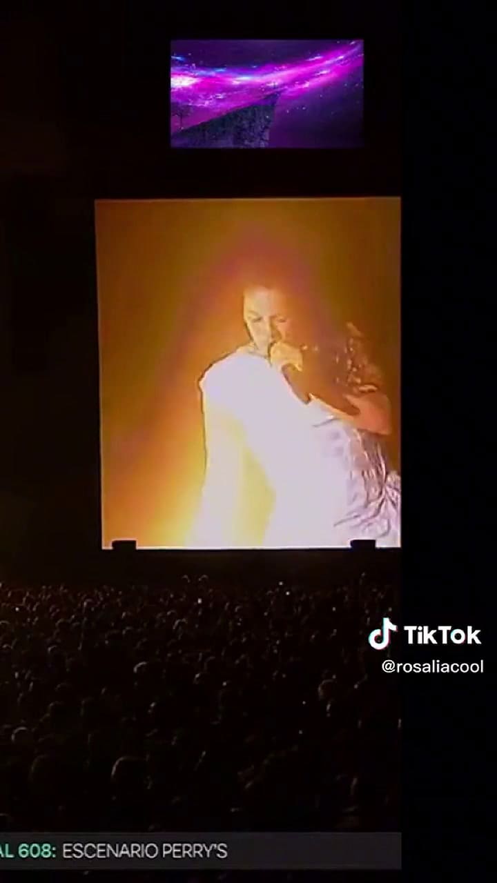 Rosalía participó en el Lollapalooza 2023 este viernes