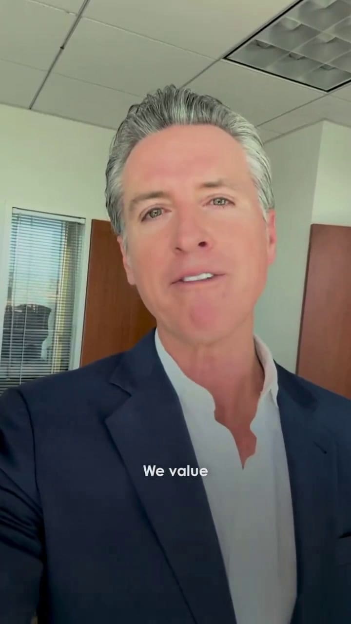 Gavin Newsom se diferenció de las tarifas de Trump