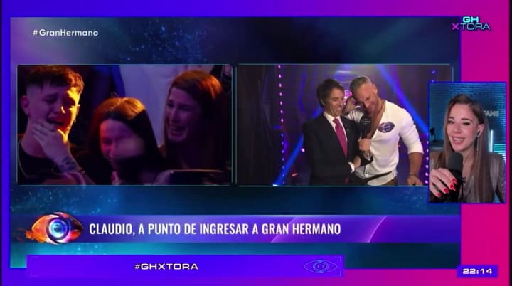 El llanto de Claudio de Gran Hermano y sus hijos