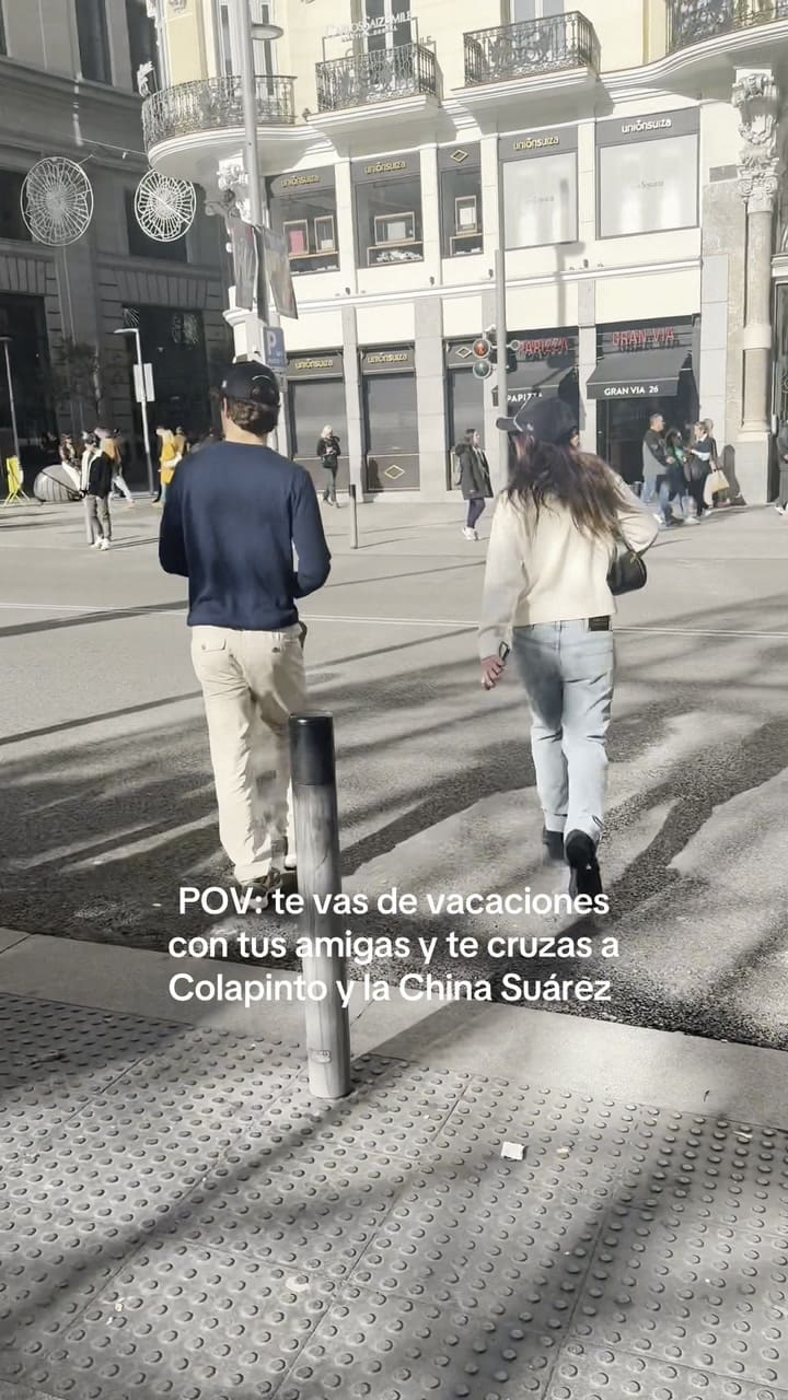 La China Suárez y Franco Colapinto otra vez juntos en Madrid