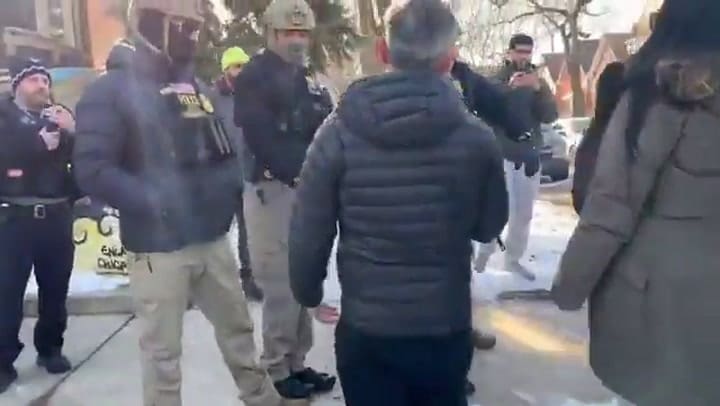 La última imagen de Greg Bovino, jefe de la Patrulla Fronteriza, que lo ubica en Illinois