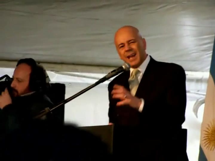 Discurso en la inauguración del tranvía de Puerto Madero