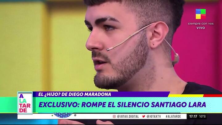 Santiago Lara relató cómo fue su encuentro a solas con Diego Maradona - Fuente: América