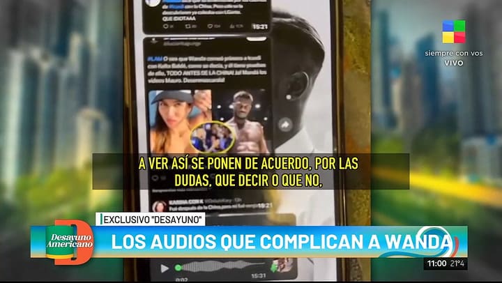 Los escandalosos audios que podrian comprometer a Wanda Nara