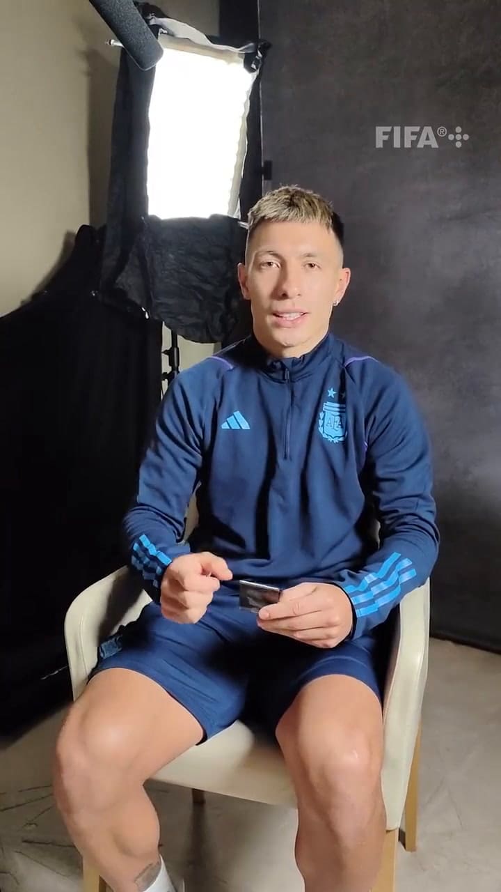 Lisandro Martínez explicó qué significa el himno nacional para un argentino