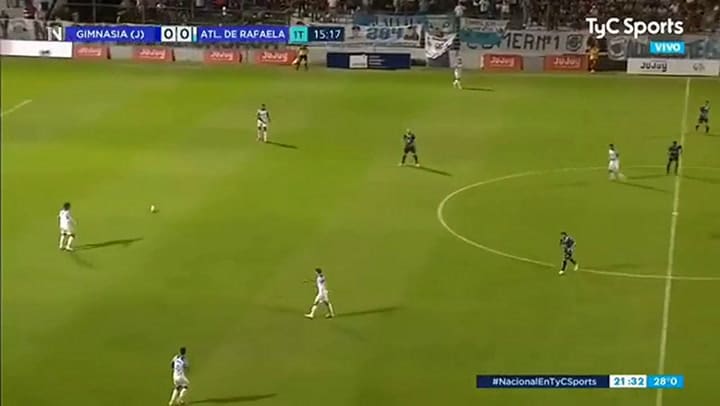 El partido entre Gimnasia de Jujuy y Atlético Rafaela se suspendió por un corte de luz